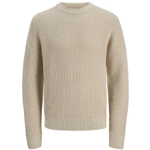 Velký pánský svetr přes hlavu Jack & Jones 12287722 béžový