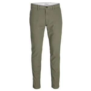 Velké pánské chinos kalhoty Jack & Jones 12243603 khaki