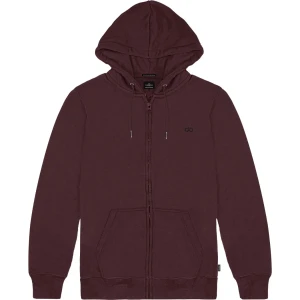 Velká pánská zapínací mikina s kapucí Double Urban Outfitters MTOP-1090 bordó
