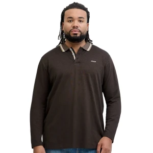 Pánské polotričko s dlouhým rukávem Jack & Jones 12287555 hnědá