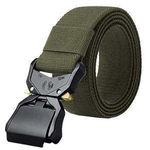 Pánský velký opasek s přezkou Duke D555 Dale khaki
