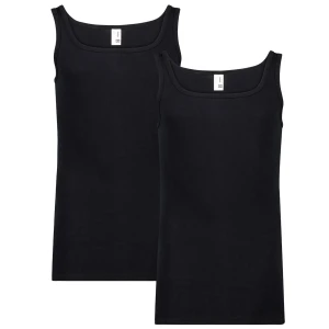 Velká pánská tílka boxerky na ramínkách 2-pack Adamo 129444-700 černé