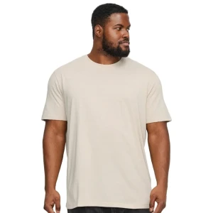 Velké pánské tričko s krátkým rukávem hladké Jack & Jones 12229640 béžový
