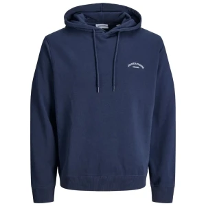 Velká pánská mikina přes hlavu s kapucí Jack & Jones 12295989 tmavě modrá