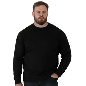 Duke Rockford Sweat Classic velká pánská mikina černá