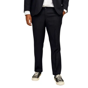 Velké pánské elegantní kalhoty Jack & Jones 12263989 černé