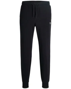 Pánské velké tepláky se stahovacími manžetami Jack & Jones 12294926 černé