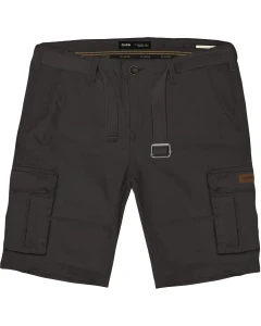 Pánské cargo kraťasy nadměrné velikosti s páskem Double Urban Outfitters MSHO-7029 tmavě šedé