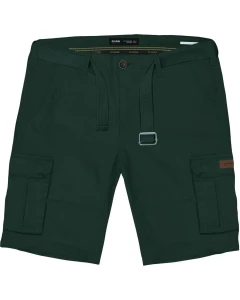 Pánské cargo kraťasy nadměrné velikosti s páskem Double Urban Outfitters MSHO-7029 tmavě zelené
