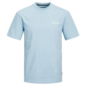 Velké pánské tričko s nápisem Jack & Jones 12275808 světle modré