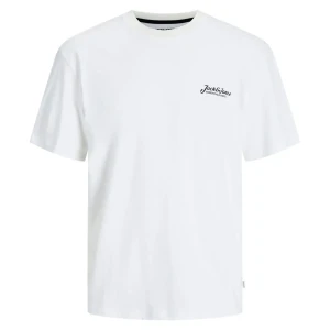 Velké pánské tričko s nápisem Jack & Jones 12275808 bílé
