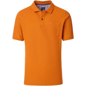 Velká pánská hladká polokošile s límečkem Redmond 960-204 oranžová