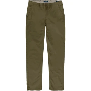Pánské chinos kalhoty ve velkých velikostech s rovnou nohavicí Double Urban Outfitters CP-4040 khaki