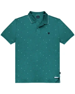 Velká pánská polokošile s límečkem vzorovaná Double Urban Outfitters PS-3080 mořská