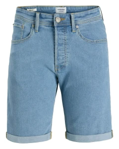 Velké pánské džínové kraťasy Jack & Jones 12294632 světle modré