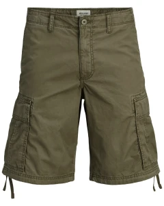 Velké pánské cargo kraťasy Jack & Jones 12294296 khaki