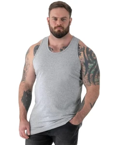 Pánské boxerky s velkým páskem Duke D555 Fabio světle šedé