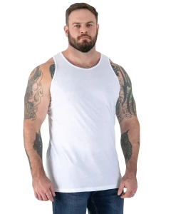Pánské boxerky s velkým páskem Duke D555 Fabio bílá 