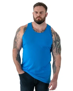 Pánské boxerky bez ramínek Duke D555 Fabio modré
