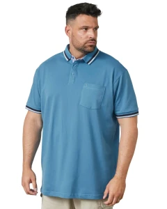 Velké pánské polo tričko s límečkem North Latitude 61128-0540 světle modré