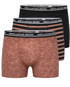 Velké pánské boxerky 3-pack spodní prádlo North Latitude 61341-0740 multi