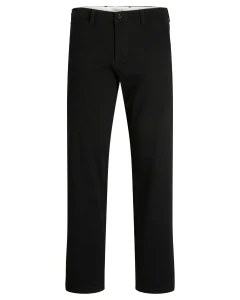 Velké pánské chinos kalhoty Jack & Jones 12289162 černé