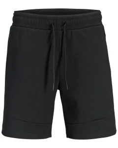 Velké pánské krátké teplákové šortky Jack & Jones 12294292 černé 