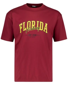 Velké pánské tričko s potiskem Florida Adamo 131613-590 červené