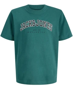 Velké pánské bavlněné tričko s nápisy Jack & Jones 12258871 námořní