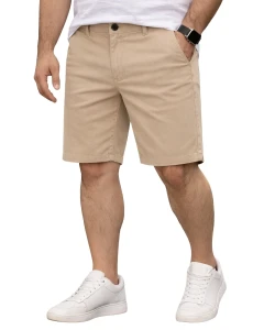 Velké pánské chino kraťasy Jack & Jones 12294288 béžové