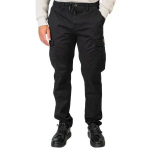Velké pánské cargo kalhoty s rovnými nohavicemi Double Urban Outfitters CCP-4067 černé