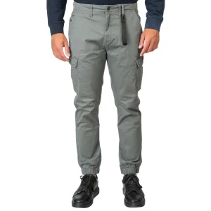 Velké pánské cargo kalhoty se stahovacím lemem Double Urban Outfitters CCP-4066 šedé