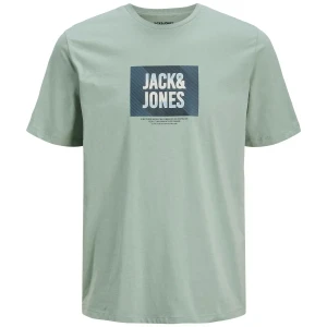Velké pánské tričko T-shirt s nápisem Jack & Jones 12275743 zelené
