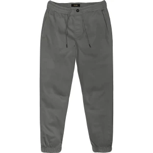 Velké pánské chinos kalhoty se stahovacím pasem Double Urban Outfitters CP-4029 šedé