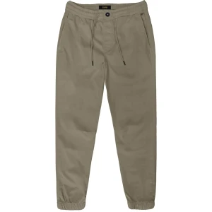 Velké pánské chinos kalhoty se stahovacím pasem Double Urban Outfitters CP-4029 světle hnědé