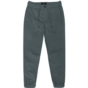 Velké pánské chinos kalhoty se stahovacím pasem Double Urban Outfitters CP-4029 šedomodré