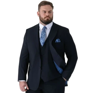 Velké pánské elegantní společenské sako Duke Ted tmavě modré