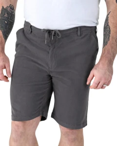 Velké pánské strečové chino kraťasy Spencer D555 Duke šedé