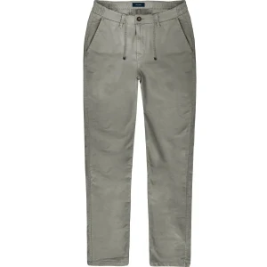 Velké pánské lněné chino kalhoty s rovnou nohavicí Double Urban Outfitters CP-4043 světle šedé