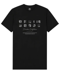 Pánské oversized tričko s krátkým rukávem Double Urban Outfitters TS-9131  černé