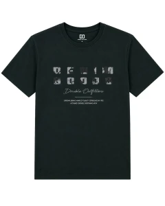 Pánské oversized tričko s krátkým rukávem Double Urban Outfitters TS-9131  tmavě zelená
