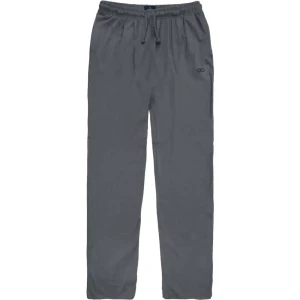 Velké pánské teplákové kalhoty s rovnými nohavicemi z bavlny Double Urban Outfitters MPAN-05 tmavě šedé 