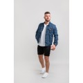 przejsciowa kurtka katana jeansowa meska duze rozmiary niebieska duke d555 trucker