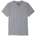meska koszulka bez nadruku z guzikami adamo silas szara 3xl 4xl 5xl 6xl