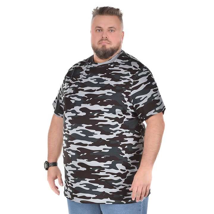 koszulka gaston moro szara duke d555 duzy rozmiar meska