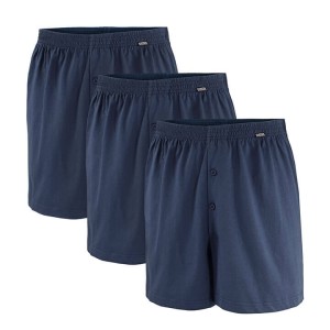 Velké volné pánské boxerky Adamo 129610-390 3 pak tmavě modré