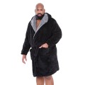 szlafrok meski cieply z misia wygodny dla duzych panow 2xl 3xl 4xl