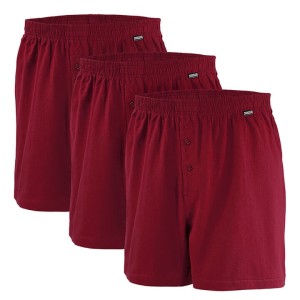 Velké volné pánské boxerky Adamo 129610-590 3 pack bordó