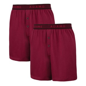 Velké volné boxerky pánské spodní prádlo Adamo 129606-590 2 pak bordó