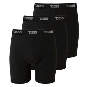 Velké pánské boxerky Duke D555 Driver 3 ks černé